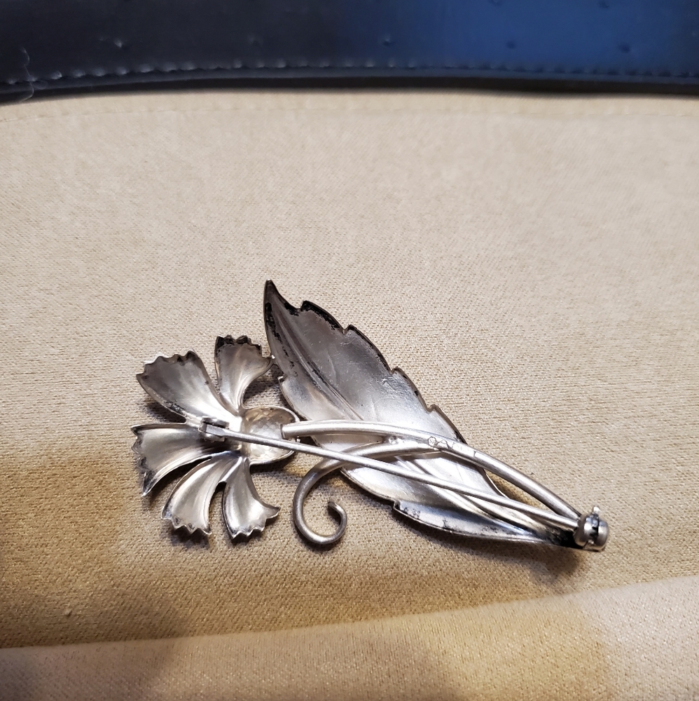 Vintage Swedish Silver Brooch Gustav Dahlgren - Picture 3 of 4